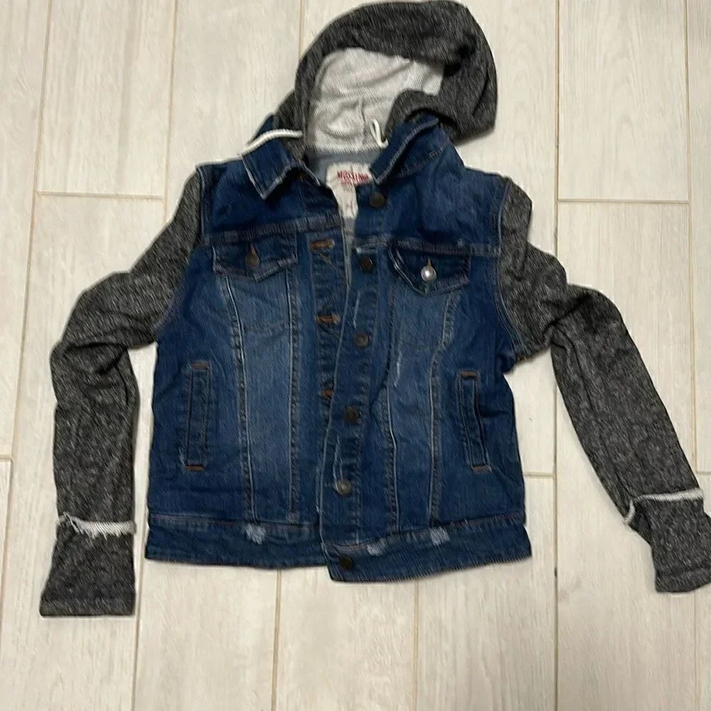 Denim Knit Mossimo Jacket XS